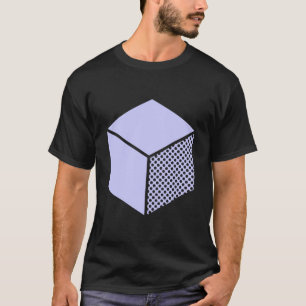 Camiseta Cubo - Azul Pó no Escuro