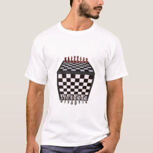 Camiseta Cubo da xadrez