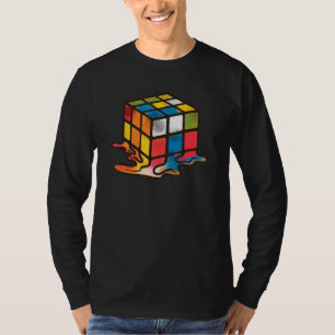Camiseta Cubo De Corte De Velocidade Do Cubo De Resolução D
