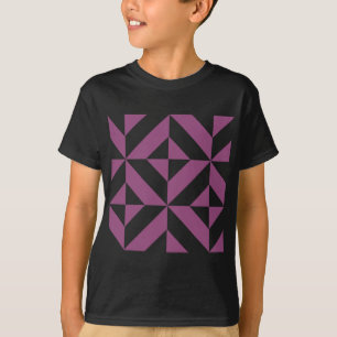 Camiseta Cubo de Deco Geométrico Quente