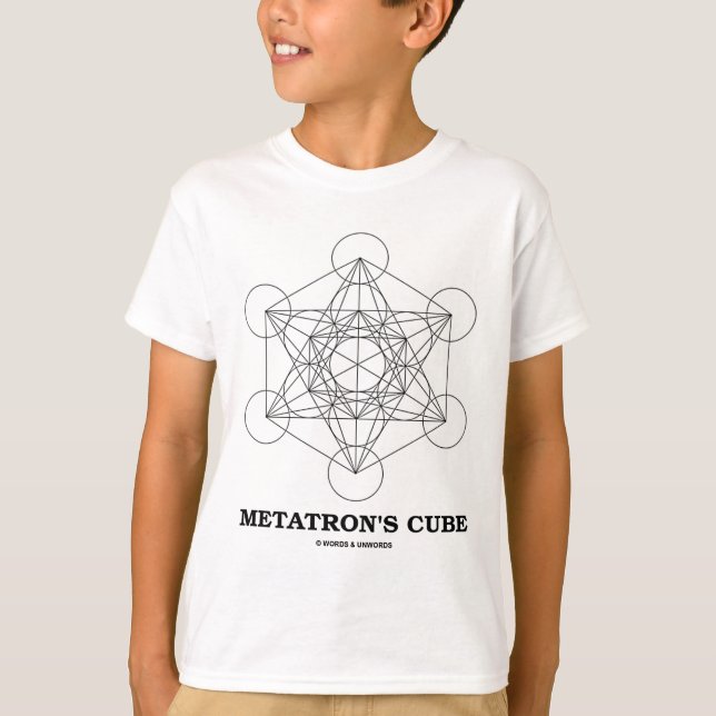 Camiseta Cubo de Metatron (Geometria Sagrada) (Frente)