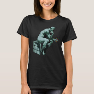 Camiseta Cubo de Velocidade Thingker Cubo Matemática Puzzle