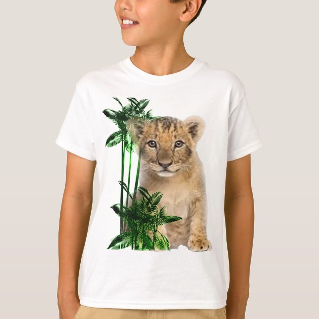 Camiseta cubo-leão (Frente)