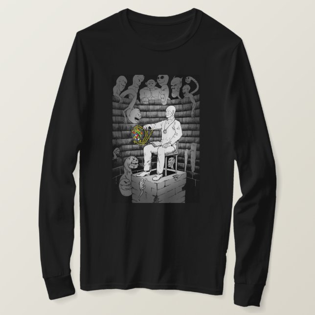 Camiseta Cubo Magia e Monstros (Frente do Design)