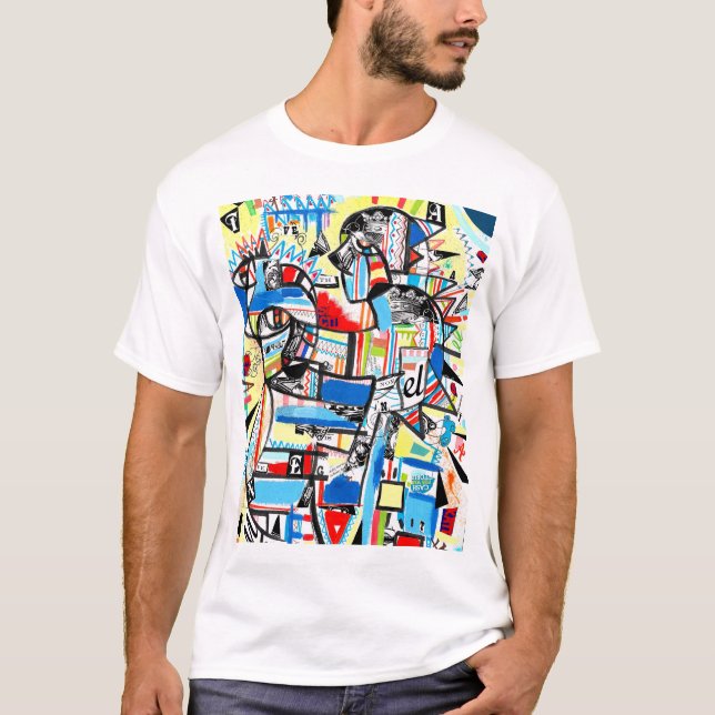 Camiseta Cubo moderno (Frente)