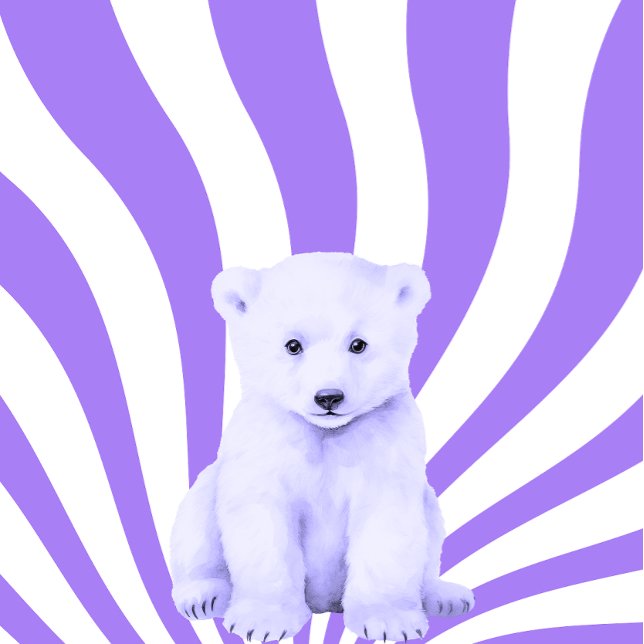 Camiseta Cubo Polar Bear (Criador carregado)
