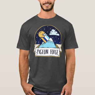 Camiseta Cubo Pombo Forge Crianças Enfumaçados Do Excelen
