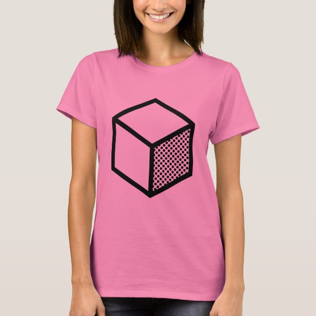 Camiseta Cubo - Preto à Luz (Frente)