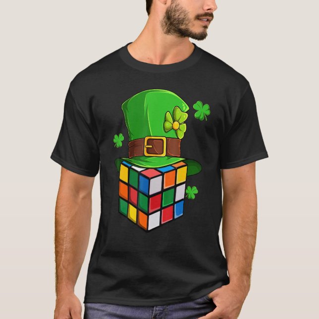 Camiseta Cubo Speed Cortando Rua Quebra-cabeça de Matemátic (Frente)