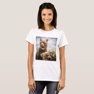 Camiseta Cubos Grizzly Procurando Sua Mãe