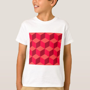 Camiseta Cubos Vermelhos