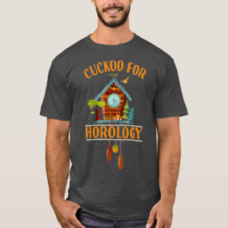 Camiseta Cuckoo for Horology Clock Lover Funny Cuckoo Cloc