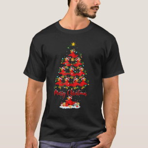 Camiseta Cuckoos Xmas Luzes Cuckoos Árvore de Natal