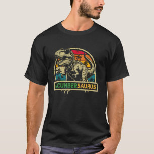 Camiseta Cucumbersaurus TRex Dinossauro Pepino Saurus Famíl