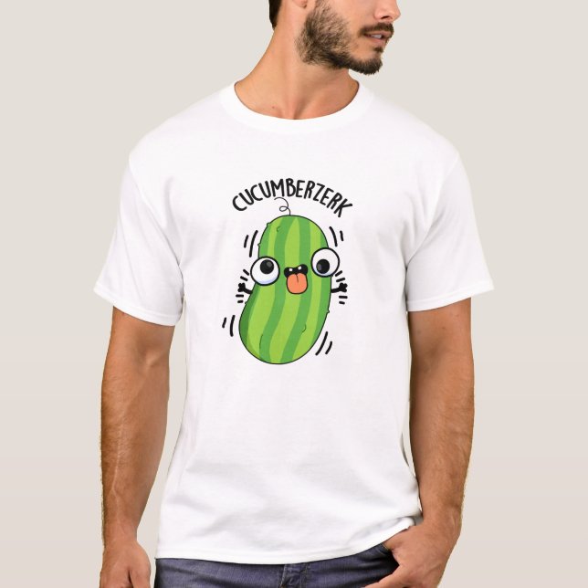 Camiseta Cucumberzerk Funny Berzerk Cucumber Pun (Frente)