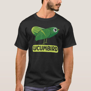 Camiseta Cucumbird Pepino Planta Vegetal Vegetariana Vega