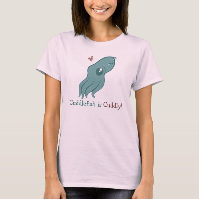 Camiseta Cuddlefish é peluches (Frente)