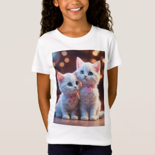 Camiseta "Cuddles Purr-fect: Gato 3D Gato Gestito para Meni