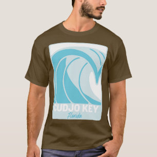 Camiseta Cudjo Key Florida Atlantic Ocean FL Crashing Wave