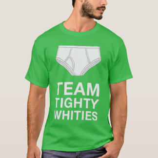 Camiseta Cuecas Brancas Divertidas para Homens Teamighty Wh