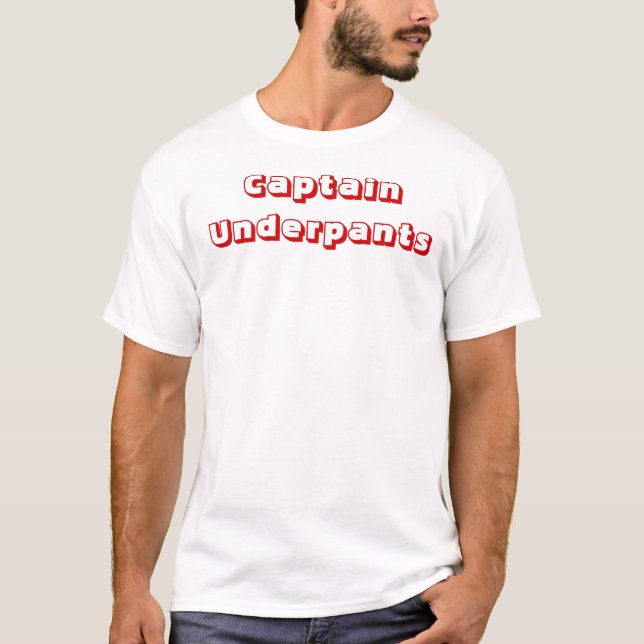 Camiseta cuecas do capitão (Frente)