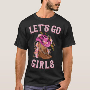 Camiseta Cuecas ocidentais corajosas País Vamos do Rodeio O