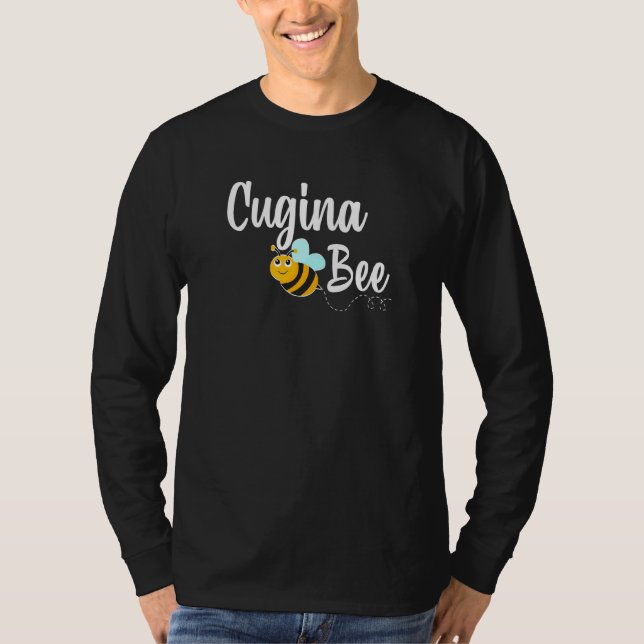 Camiseta Cugina Bee Italiana Cousin Isolada Cute (Frente)