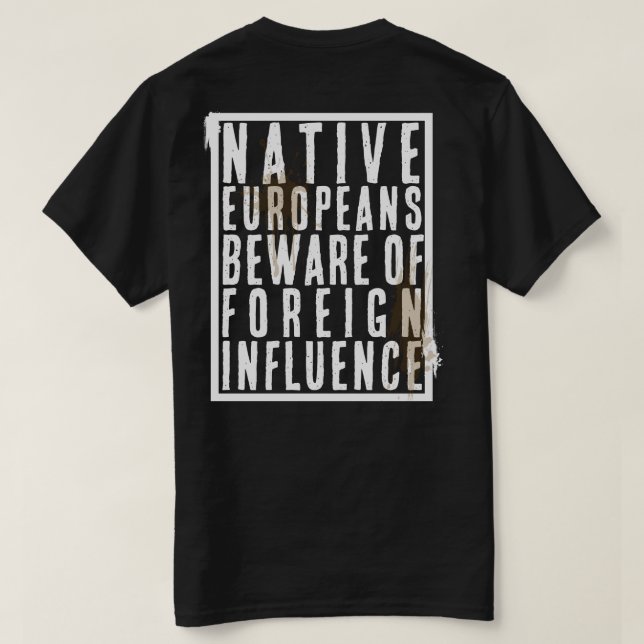 CAMISETA CUIDADO (Verso do Design)