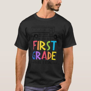 Camiseta Cuidado 1ª Série Aqui Vou Eu De Volta ao Ônibus Es
