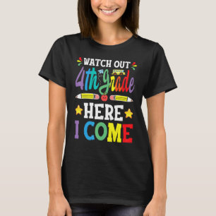 Camiseta Cuidado 4ª Série Aqui Vou Eu 3ª Série Graduados