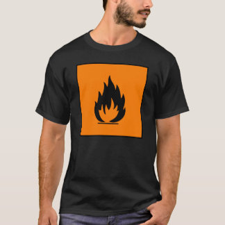 Camiseta Cuidado altamente inflamável