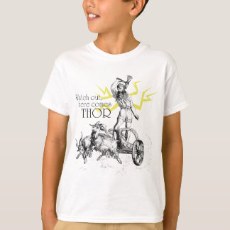 Camiseta Cuidado, Aqui Vem Thor!