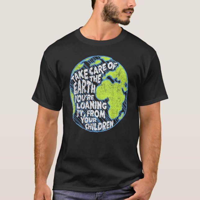Camiseta Cuidado Com A Citação Do Proverbo Da África Da Ter (Frente)