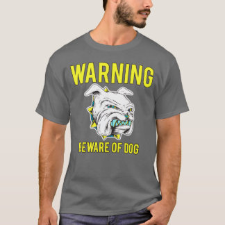 Camiseta Cuidado com a colheita do cão