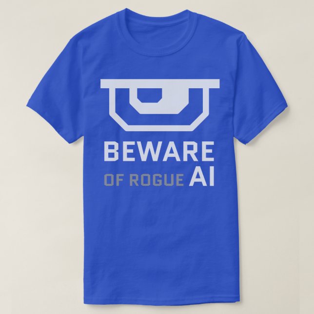 Camiseta Cuidado com a inteligência artificial invasora (Frente do Design)