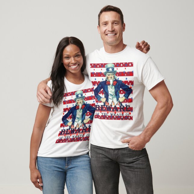 Camiseta Cuidado com a Ira do Homem Paciente (Unissex)
