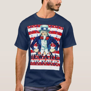 Camiseta Cuidado com a ira do paciente, estrelas e S