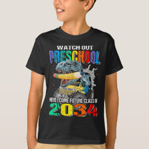 Camiseta Cuidado Com A Pré-Escola, Eu Virei A Futura Class