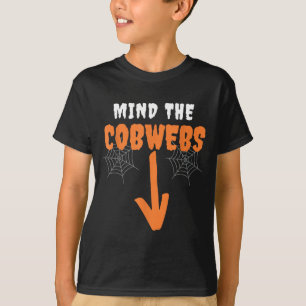 Camiseta Cuidado Com As Teias de Aranha Insinuação Roupas E