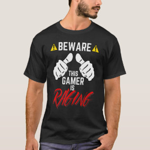 Camiseta Cuidado Com Este Jogador Está Fazendo O Pc Console