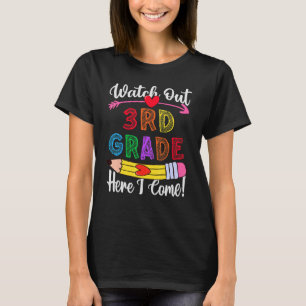 Camiseta Cuidado Com O 3º Ano Aqui Eu Vim Garotas Do 3º Ano