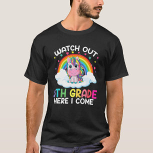 Camiseta Cuidado Com O 5 Grau De Grau Cortado Unicórnio Arc