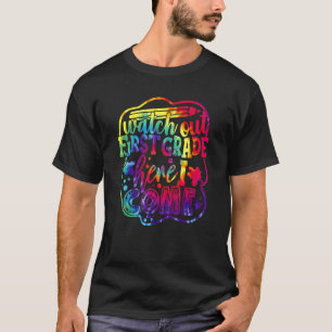Camiseta Cuidado Com O Corante Da Classe 1rua De Volta À Es