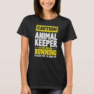 Camiseta Cuidado Com O Detentor De Animais Se Me Vê A Execu