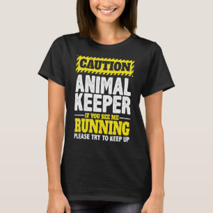 Camiseta Cuidado Com O Detentor De Animais Se Me Vê A Execu