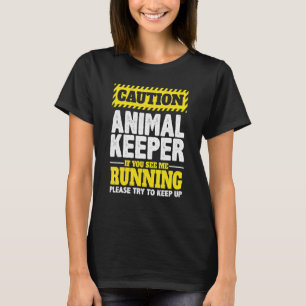Camiseta Cuidado Com O Detentor De Animais Se Me Vê A Execu