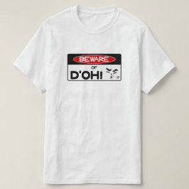 Camiseta Cuidado com o d'oh! v1
