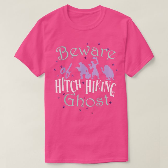 Camiseta Cuidado com o fantasma de Hitch caminhando Tee Hit (Frente do Design)