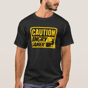 Camiseta Cuidado Com O Gamer Video Game Player Console Pc G