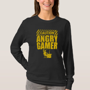 Camiseta Cuidado Com O Gamer Video Game Player Console Pc G